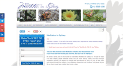 Desktop Screenshot of meditationinsydney.com